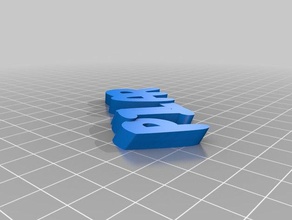my customized iamburnystext name keyring keyfob pilar organization 3d print model - Mito3D