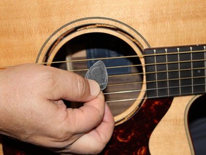 guitar pick music abs easy print fast filament flat pla stocking stuffer 3d print model - Mito3D