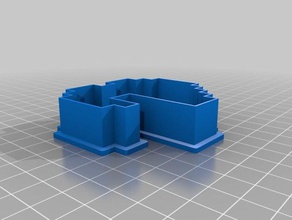 8 bits de calor la cocción corte cocina comedor cortador galletas corazón casa taza 3d print model - Mito3D