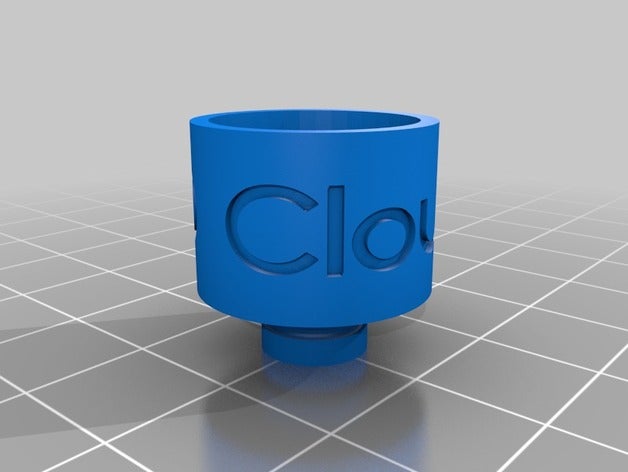 large de l'alésage bout d'égouttement passe-temps le réservoir vapoter la vapeur 3D print model - Mito3D