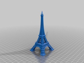 Eyfel Kulesi sanat araçlar 3d print model - Mito3D