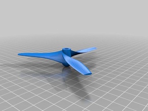 3 blade turbine engineering 3d print model - Mito3D