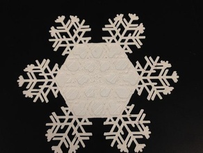 snowflakerator-1 interactive art customized 3d print model - Mito3D