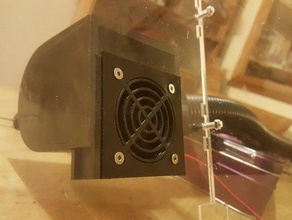 fan duct printer hood 3d parts 3d print model - Mito3D