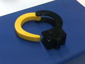 handschellen-Handfesseln mechanisch ist Spielzeug 3d print model - Mito3D