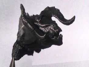 fallout 4 deathclaws creatures bust head monster 3d print model - Mito3D