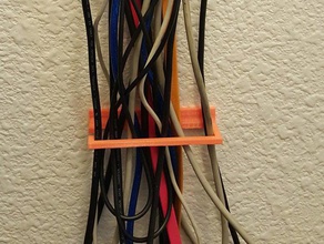 cable management d-ring - Organisation Kabel-organizer 3d print model - Mito3D
