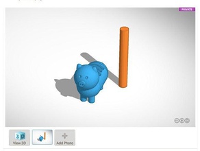 cochon noisemaker 3d de l'impression makeitloud 3d print model - Mito3D