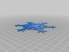 my snowflake 4 interactive art customized 3d print model - Mito3D
