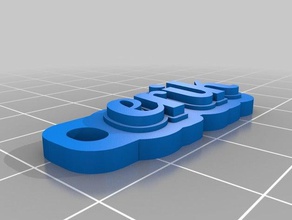 erik Schlüsselanhänger angepasst 3d print model - Mito3D