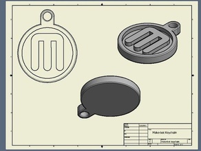 logo llavero llaveros 3d print model - Mito3D
