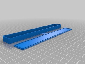 uzun kutu recipientes personalizado 3d print model - Mito3D