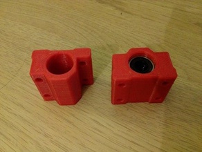 bearing blocks standard 8mm linear bearings wanhao duplicator i3 3d printer parts 3d print model - Mito3D