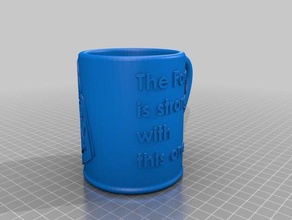 new darth vader thermo mug household supplies star wars thermos force 3d print model - Mito3D
