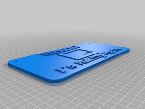 whoops im making again signs logos customized 3d print model - Mito3D