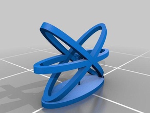átomo prótons nêutrons elétrons outros 3d print model - Mito3D