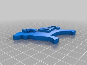 özelleştirilmiş keychainbeagle benim Anahtarlık 3d print model - Mito3D