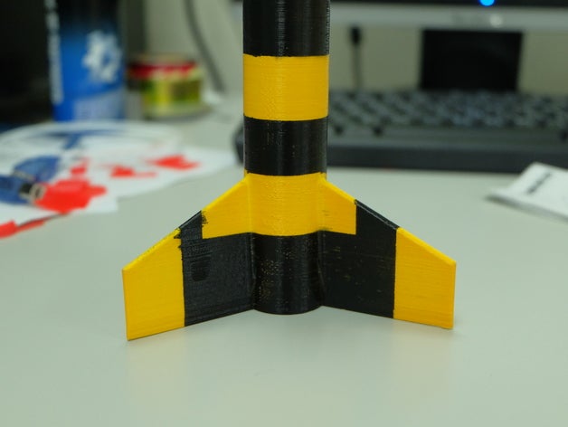 pvc silah roket spor açık havada 3D print model - Mito3D