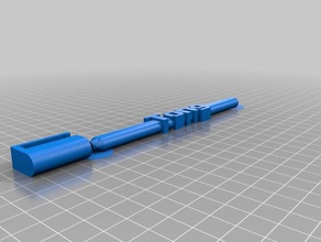 tong bic word pen office customized 3d print model - Mito3D
