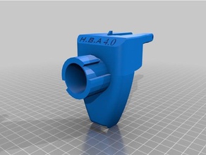 nerf hammershot barril de apego juguete juego accesorios 3d print model - Mito3D
