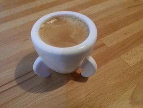 retro roket fincan espresso vurdu mutfak yemek seramik kahve Kupası kupa fincanları shapeways 3d print model - Mito3D