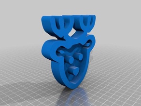 simboli di natale i segni loghi cervi renna 3d print model - Mito3D