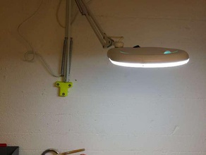 Wandhalter Halterung verstellbare Lampe andere 3d print model - Mito3D