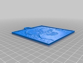 alien lithopane 2d a arte personalizado 3d print model - Mito3D
