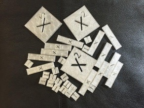 algebra Fliesen Faktorisierung math Kunst 3d print model - Mito3D