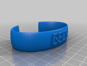 xl pulseira pulseiras personalizado 3d print model - Mito3D