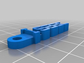 isaac organización personalizado 3d print model - Mito3D