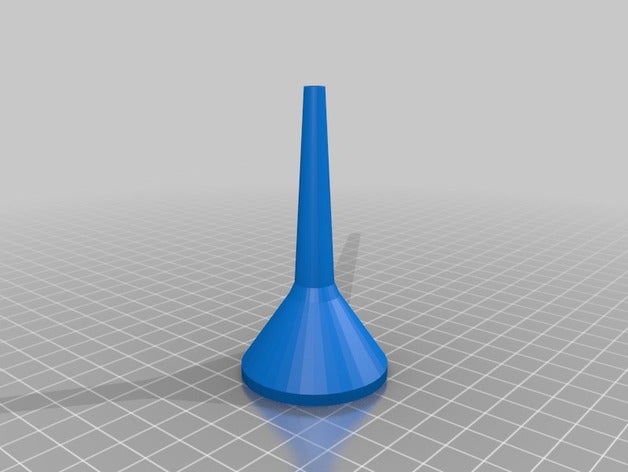 lungo beccuccio dell'imbuto strumenti 3D print model - Mito3D