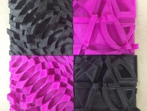 collaborative tile project art 3d print model - Mito3D