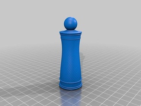 marwa nova peça de xadrez brinquedos jogos personalizado 3d print model - Mito3D