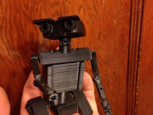 johnny 5 Kurzschluss-Spielzeug-snap-Modell Bau Spielzeug 3D print model - Mito3D