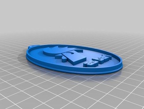 bari Anahtarlık eski logosu futbol takımı 3d print model - Mito3D