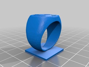 harold saxon master ring 3d drucken 3d print model - Mito3D