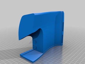 los postes mitad derecha 3d la impresión de fútbol portería futbol futbolito campo 3d print model - Mito3D
