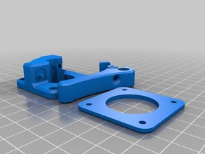 flextruder retrabalho 3d a impressora extrusoras bowden extrusora ninja flex 3d print model - Mito3D