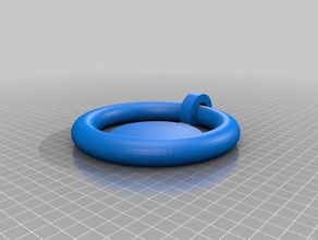 Handtuch-ring Küche Essen Haken Handtuch-Halter 3d print model - Mito3D