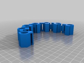 meu personalizados próxima geração ammoclip dardos nerf semelhantes brinquedo jogo acessórios 3d print model - Mito3D