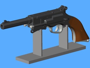 stand mals model pistol art tools 3d print model - Mito3D