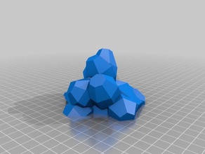 kundengebundene mineral Skulpturen 3d print model - Mito3D