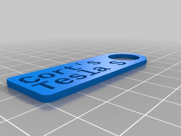 basit özelleştirilebilir anahtar etiketi organizasyon özelleştirici 3D print model - Mito3D