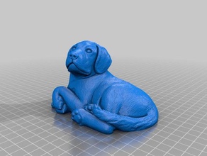 köpek tarar kopyaları 3d fotoğraf tarama hayvan autodesk Hatıra bark mustangdave pet sistemleri ve uygulamaları heykeltraşlık heykel woof 3d print model - Mito3D