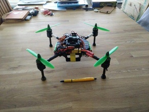 mini quadcopter rc vehicles 3d printed multicopter frame 3d print model - Mito3D