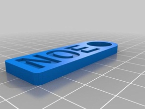 llavero noe organizzazione personalizzato 3d print model - Mito3D