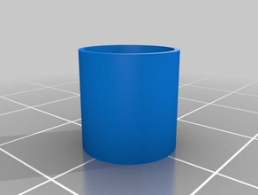 my customized tube cap diameter 1cm parts 3d print model - Mito3D