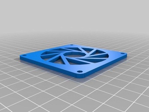 my customized parametric aperture fan grill other 3d print model - Mito3D