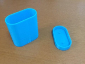 dog poo plastic bags container pets 3d print model - Mito3D